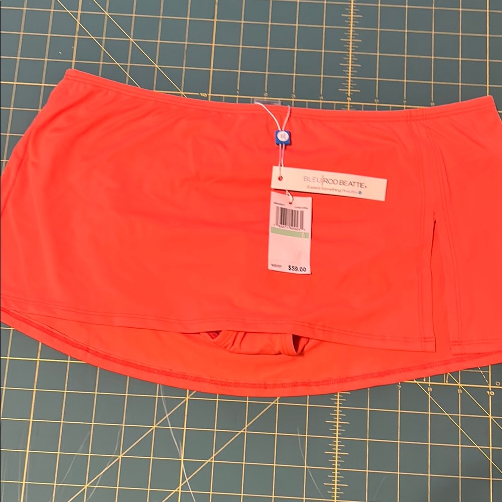 NWT Bleu Rod Beattie Living Coral Swimwear size 8